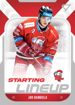 Jan Bambula Olomouc Tipsport ELH 2022/23 SportZoo 2. serie Starting LINEUP #SL-58